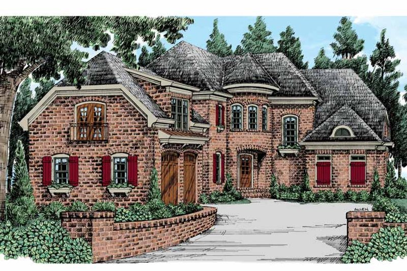 Home Plan - Exterior - Front Elevation 3 for Country House Plan #927-439 - 3 bed, 3.5 bath