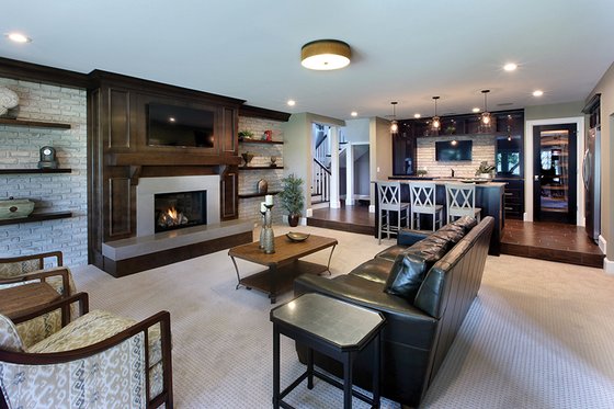 Interior - Family Room 3 for Craftsman House Plan #928-224 - 4 bed, 3.5 bath