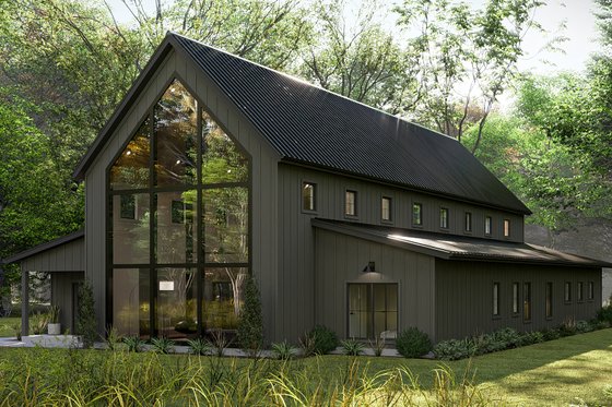 Exterior - Other Elevation 6 for Barndominium House Plan #455-723 - 5 bed, 4 bath