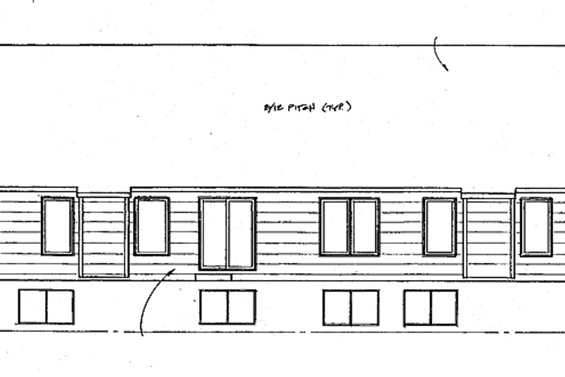 Dream House Plan - Exterior - Rear Elevation for Traditional House Plan #58-219 - 4 bed, 4 bath