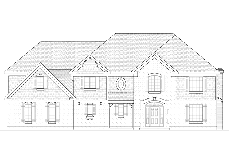 Architectural House Design - Country Exterior - Front Elevation Plan #328-375