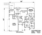 Craftsman Style House Plan - 5 Beds 4.5 Baths 4988 Sq/Ft Plan #20-2471 