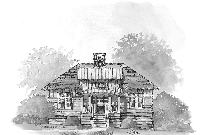 Home Plan - Craftsman Exterior - Front Elevation Plan #429-317