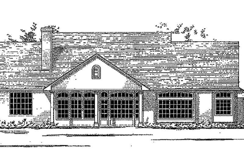 Dream House Plan - Exterior - Rear Elevation for Country House Plan #472-150 - 3 bed, 2 bath