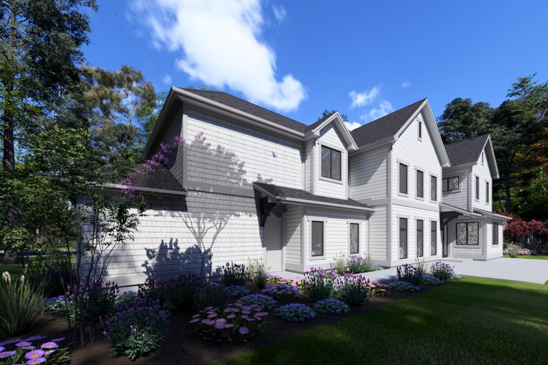 House Design - Exterior - Rear Elevation for Traditional House Plan #1069-38 - 4 bed, 3.5 bath