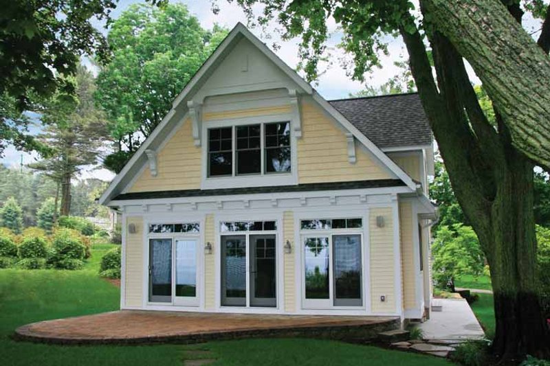 Dream House Plan - Exterior - Rear Elevation 2 for Bungalow House Plan #928-191 - 3 bed, 2 bath