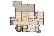 Mediterranean Style House Plan - 5 Beds 5.5 Baths 6812 Sq/Ft Plan #548-11 