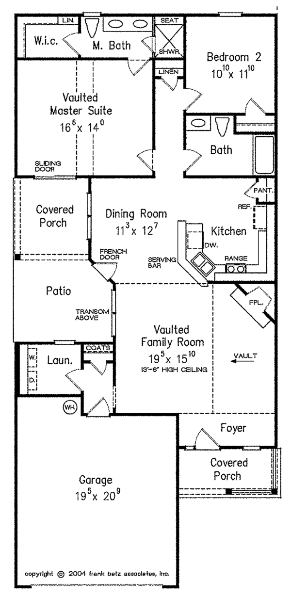 Home Plan - Bungalow Floor Plan - Main Floor Plan #927-292