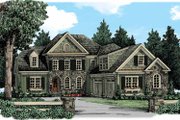 European Style House Plan - 5 Beds 4 Baths 2858 Sq/Ft Plan #927-351 