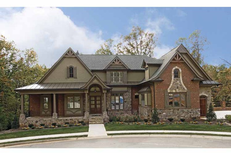 Dream House Plan - Exterior - Front Elevation 3 for Craftsman House Plan #54-280 - 5 bed, 4.5 bath