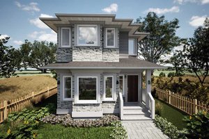 Contemporary Exterior - Front Elevation Plan #1101-27