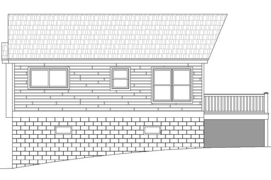 Exterior - Other Elevation for Country House Plan #932-139 - 1 bed, 1 bath