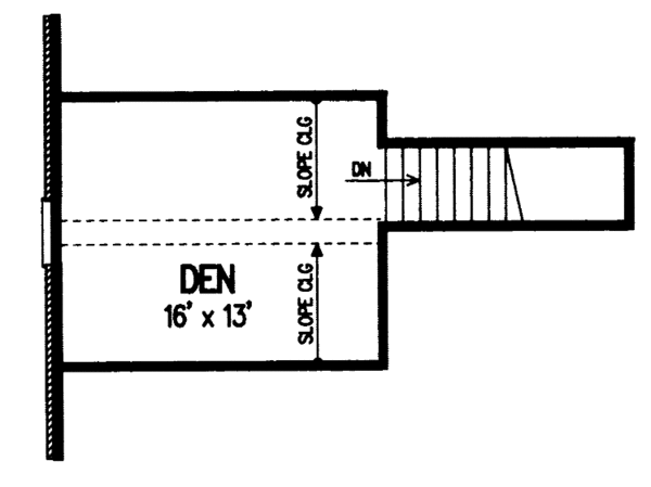 Dream House Plan - Traditional Floor Plan - Upper Floor Plan #45-494