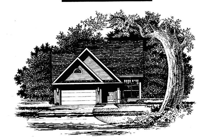 Home Plan - Bungalow Exterior - Front Elevation Plan #316-200