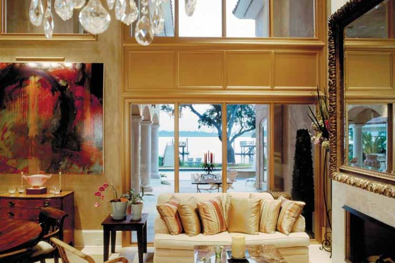 Home Plan - Interior - Family Room 1 for Mediterranean House Plan #930-283 - 5 bed, 5.5 bath