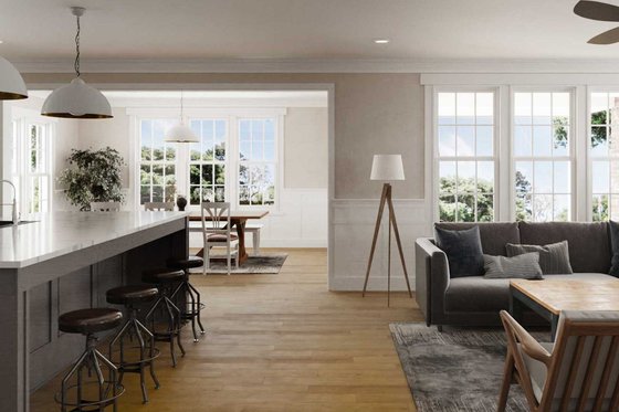 Interior - Kitchen 2 for Tudor House Plan #1079-3 - 4 bed, 3 bath