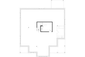 Floor Plan - Lower Floor for Farmhouse House Plan #23-2195 - 3 bed, 2 bath