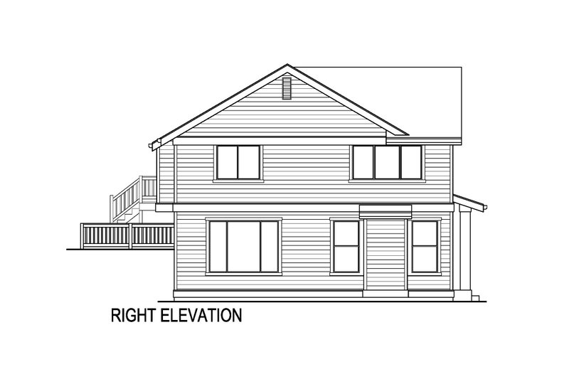 House Plan Design - Exterior - Other Elevation for Traditional House Plan #569-93 - 3 bed, 2.5 bath