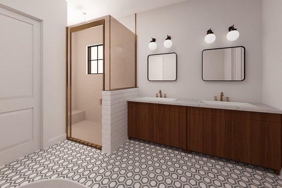 Interior - Master Bathroom for Country House Plan #1094-20 - 3 bed, 4 bath
