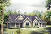 Country Style House Plan - 4 Beds 4 Baths 2030 Sq/Ft Plan #57-684 
