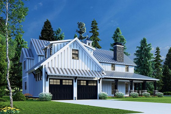 Exterior - Other Elevation 5 for Country House Plan #923-231 - 3 bed, 4 bath