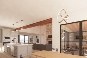 Interior - Kitchen for Country House Plan #1096-43 - 4 bed, 4.5 bath