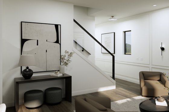 Interior - Family Room for Farmhouse House Plan #1114-110 - 4 bed, 2.5 bath