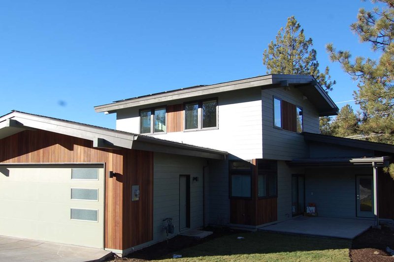 Dream House Plan - Exterior - Rear Elevation for Modern House Plan #895-24 - 4 bed, 2.5 bath