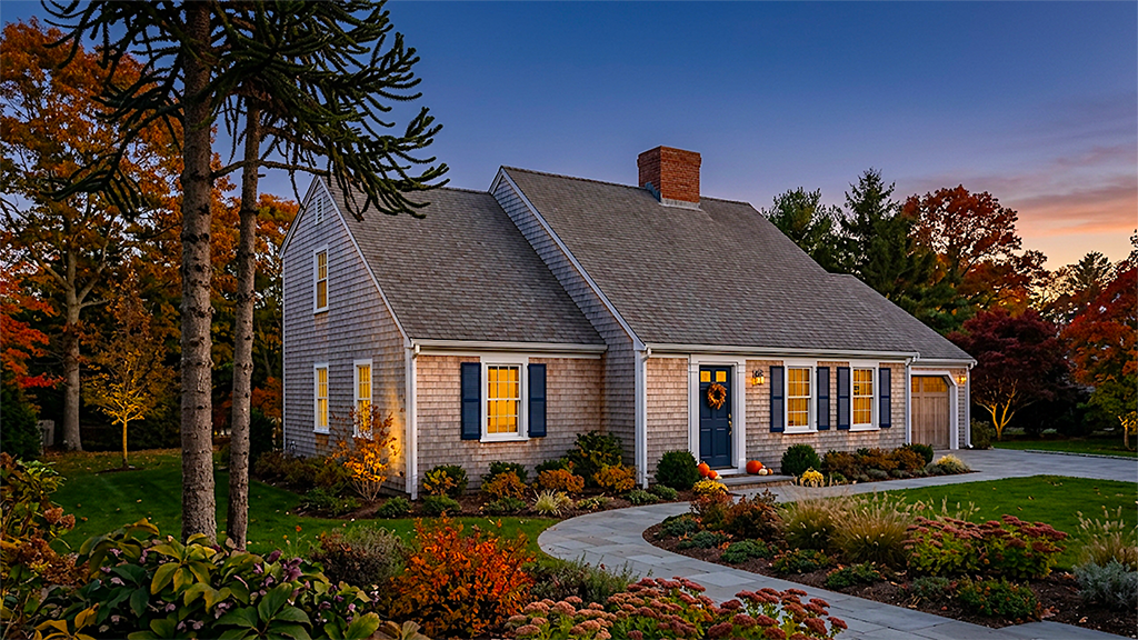 Exterior - Front Elevation 2 for Colonial House Plan #30-376 - 5 bed, 2 bath