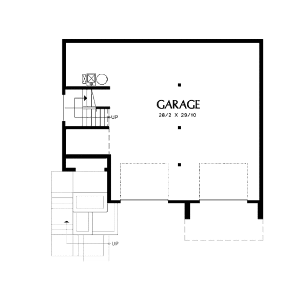 Home Plan - Craftsman Floor Plan - Lower Floor Plan #48-310