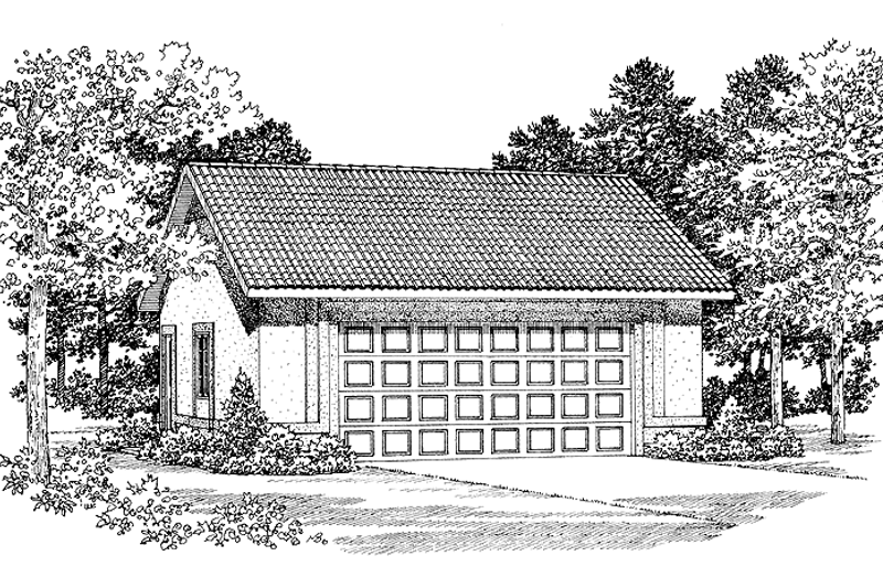 Dream House Plan - Mediterranean Exterior - Front Elevation Plan #72-1141