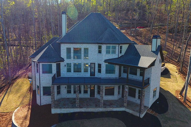 Home Plan - Exterior - Rear Elevation for Country House Plan #437-81 - 4 bed, 4.5 bath