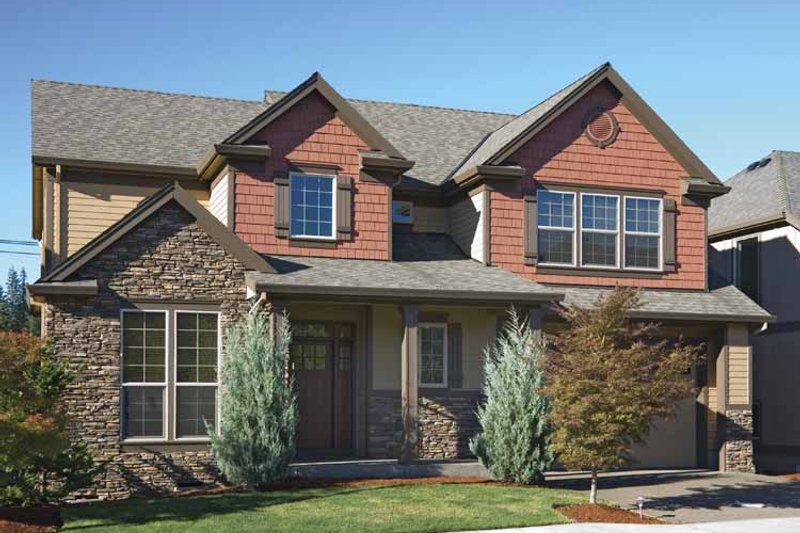 Architectural House Design - Exterior - Front Elevation 5 for Traditional House Plan #48-850 - 3 bed, 2.5 bath
