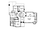 Mediterranean Style House Plan - 5 Beds 5 Baths 7363 Sq/Ft Plan #1058-19 
