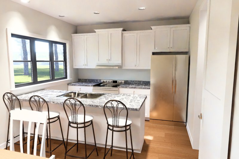 Architectural House Design - Interior - Kitchen for Modern House Plan #513-2454 - 3 bed, 2.5 bath
