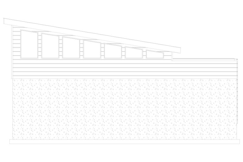 Architectural House Design - Exterior - Other Elevation 1 for Modern House Plan #1060-144, 0 bath