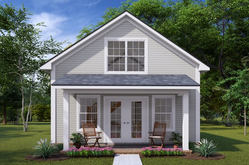 House Blueprint - Cottage Exterior - Front Elevation Plan #513-2243