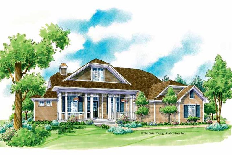 Home Plan - Country Exterior - Front Elevation Plan #930-230