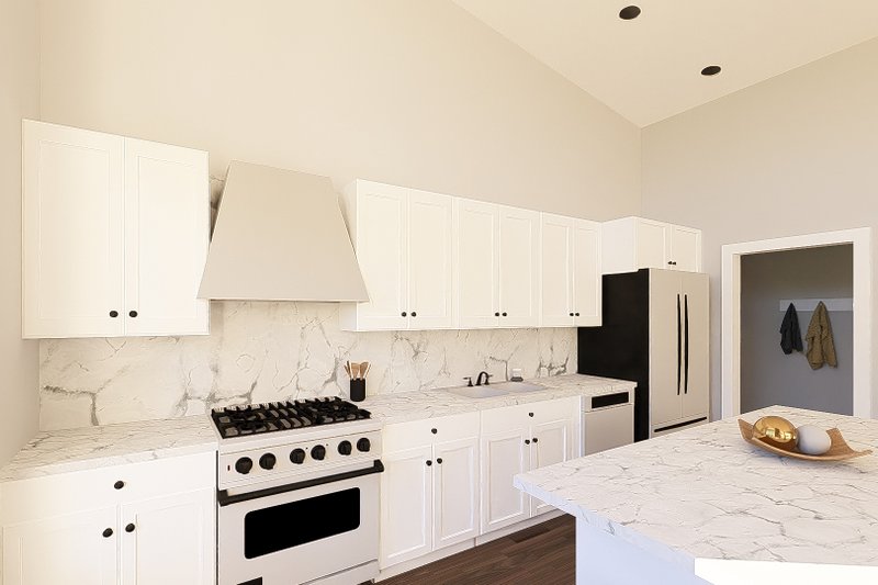 House Design - Interior - Kitchen for Contemporary House Plan #1064-459 - 2 bed, 2 bath