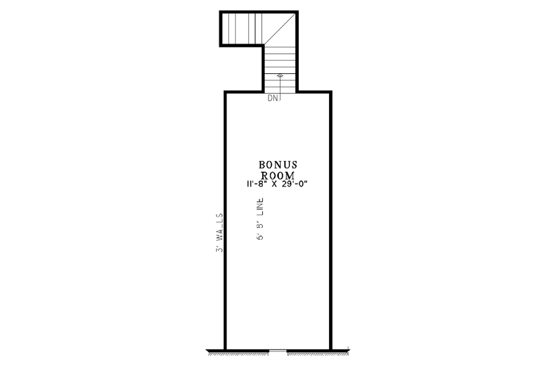 Home Plan - Floor Plan - Other Floor for Colonial House Plan #17-2847 - 5 bed, 4 bath