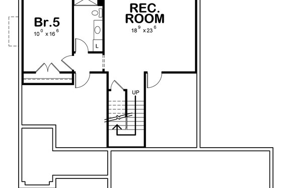 Floor Plan - Other Floor for Traditional House Plan #20-2457 - 5 bed, 3.5 bath