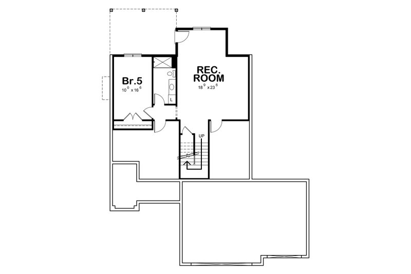 House Blueprint - Floor Plan - Other Floor for Traditional House Plan #20-2457 - 5 bed, 3.5 bath