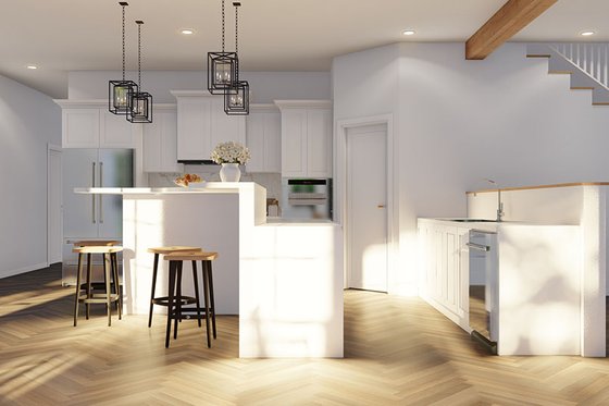 Interior - Kitchen 4 for Farmhouse House Plan #923-318 - 3 bed, 3 bath