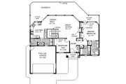 Traditional Style House Plan - 2 Beds 2.5 Baths 1302 Sq/Ft Plan #18-1019 