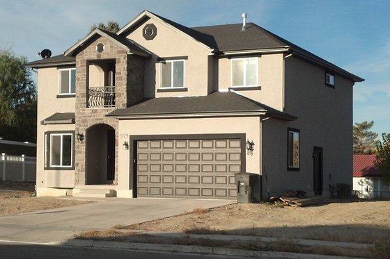 Exterior - Front Elevation 4 for Traditional House Plan #1060-7 - 5 bed, 3.5 bath