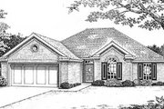 Traditional Style House Plan - 3 Beds 2 Baths 1615 Sq/Ft Plan #310-572 