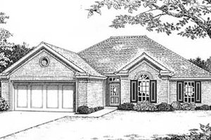 Traditional Exterior - Front Elevation Plan #310-572