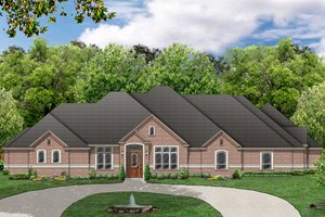 Traditional Exterior - Front Elevation Plan #84-498
