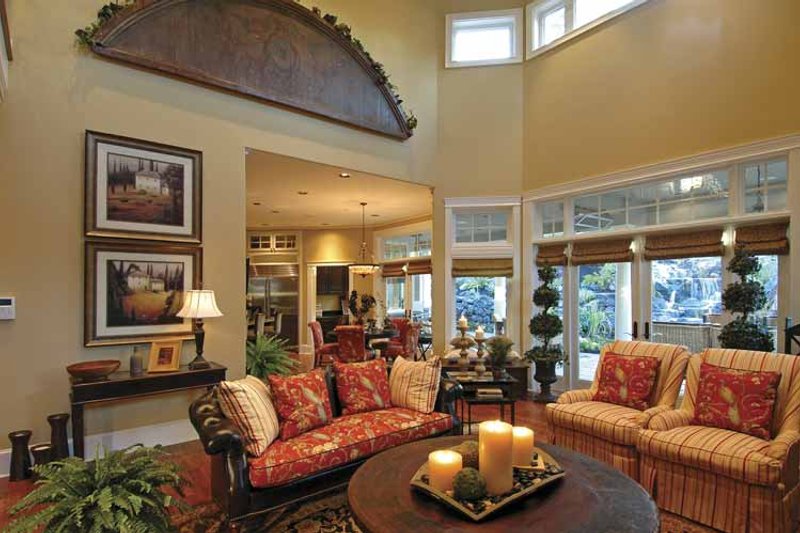 Dream House Plan - Interior - Family Room 1 for Country House Plan #132-483 - 4 bed, 3.5 bath