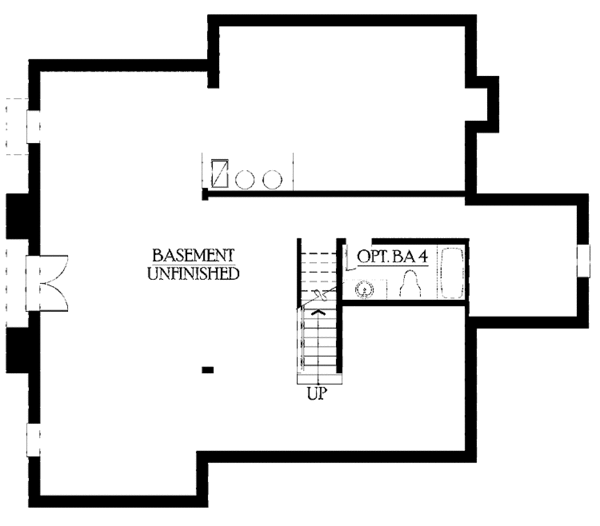 House Plan Design - Craftsman Floor Plan - Lower Floor Plan #132-410
